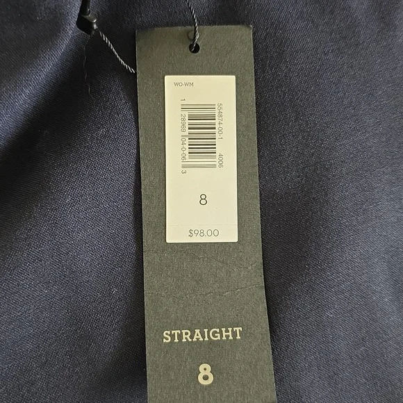 Banana Republic Martin Fit Navy Straight Leg Pants - Picture 10 of 13